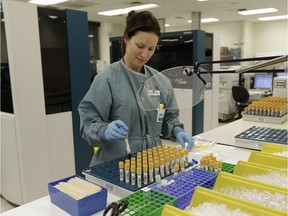 The Dynalife central lab facility in Edmonton is the biggest medical testing facility in northern Alberta.