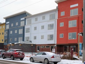 Ambrose Place is a social housing apartment for aboriginal people on 106th Avenue and 96th Street.