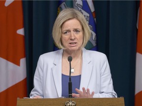 Premier Rachel Notley explains the many exemptions for Bill 6 and apologizes for poor communication to farmers and ranchers that has lead to confusion at the Alberta Legislature in Edmonton on December 3, 2015.