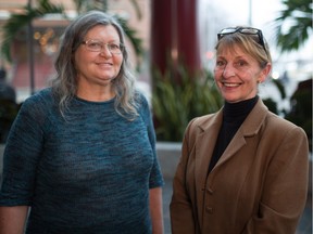 From left, Sarah Cashmore and Marianne Watchel are co-founders of the Refugee Response Collective, which raises money for Syrian refugees.