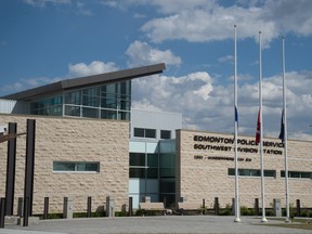The southwest Edmonton police station