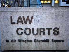 The Edmonton Law Courts building.