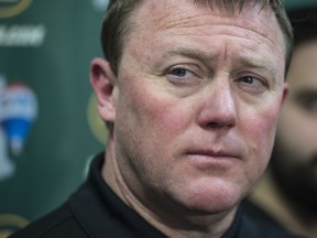 Edmonton Eskimos head coach Chris Jones