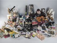 Fish Griwkowsky with all 496 items he bid farewell during the 31 days of the  Minimalism Game