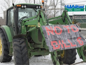 Farmers and ranchers have rallied against Bill 6 across the province.