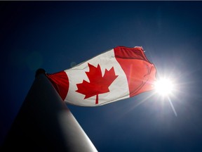 The Canadian government encourages everyone — condo owners included — to fly the flag proudly.
