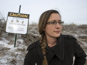 Marianne Gee, owner of Gees Bees Honey Company in Ottawa, where her two bee hives were stolen some time during the Christmas holidays.