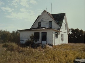 The abandoned Saskatchewan farmhouse where notorious pedophile Peter Whitmore  abused two of his victims.