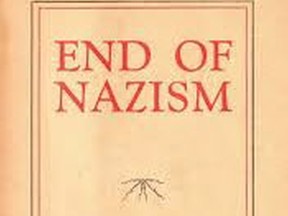 End of Nazism, a Watch Tower pamphlet that was distributed in 1940 by Jehovah Witnesses.