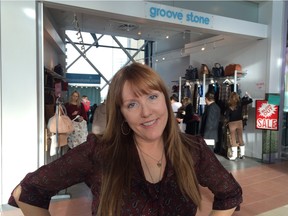 Groove Stone boutique owner Stephanie Adams was selling off inventory and preparing to move out of Edmonton City Centre on Wednesday.