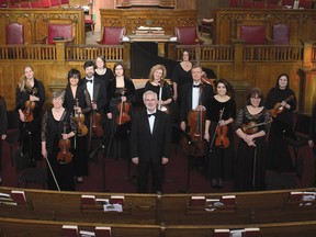 The Alberta Baroque Ensemble in Robertson-Wesley United Church, where their concert on Sunday, Dec. 6, 2015, was held.