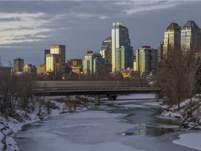 Calgary's downtown skyline.