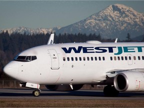 A 20-year-old man was arrested after causing a disturbance on a WestJet flight.