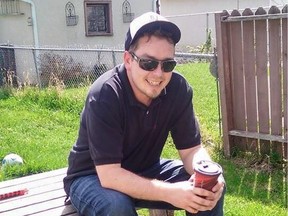 Facebook photo of Derek Garnham, identified Monday as the victim of Edmonton's third homicide of 2016.