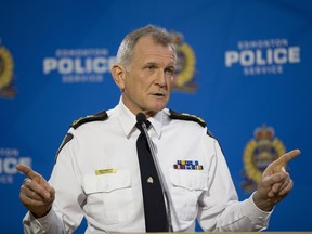 The number of suspects fleeing police rose significantly last year, partly because of an increase in the theft of stolen vehicles, Edmonton's police Chief Rod Knecht says.