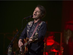 Vocalist Jim Cuddy performs with Blue Rodeo at the Jubilee Auditorium in Edmonton on Wednesday, Jan. 20, 2016.