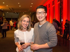 Jessica Matty and Eric Tam at Blue Rodeo at the Jubilee Auditorium on Wednesday.