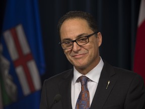 Alberta Finance Minister Joe Ceci responds to news that another credit-rating agency has downgraded Alberta's outlook to negative.