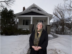 Linda Huffman, executive director, Arts Habitat Edmonton at McLuhan House.