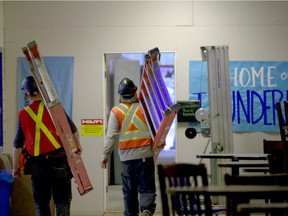 Ross Sheppard High School is undergoing a major modernization as part of the major schools building initiative in Edmonton.