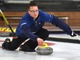 Saville Centre skip Warren Cross won the C Event berth into provincials out of the Northern Alberta Curling Association men's playdown on Jan.17, 2016, at the Leduc Curling Club.