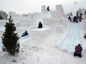 Enjoying some winter fun at last year's Ice on Whyte