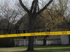 The north Edmonton home where Philipp Woehrle was killed in the middle of a dismantled marijuana operation in May 2012.