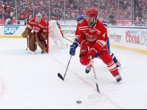 Jakub Kindl in action in the 2014 Winter Classic.