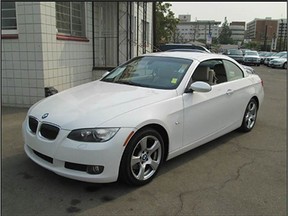 RCMP are looking for information about a white BMW, which was found burned near a dead body on Jan. 10.