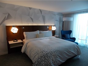 A guest suite at the new Renaissance Edmonton Airport Hotel.