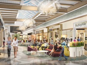Artist's rendering of new Premium Outlet Collection at Edmonton International Airport.