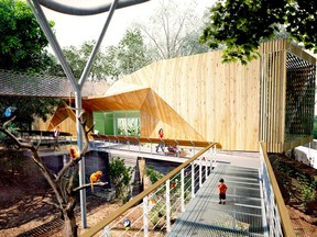 A rendering of the children's zoo being designed by Calgary's Marc Boutin.