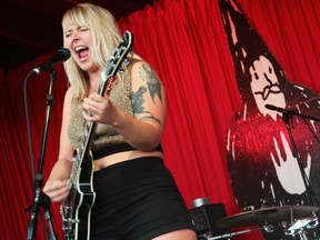 Tara McMahon of Switches performs at Golden West Music Fest in August 2014.