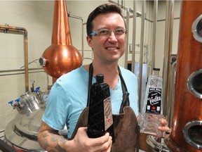 Geoff Stewart and his wife Karen raised $1 million to create Big Rig Craft Distillery in Nisku. Their first products hit liquor stores this week.