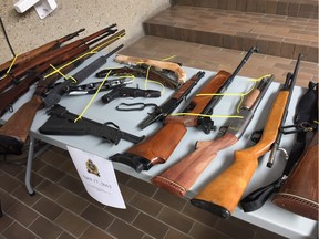 The RCMP said there are now 10,000 firearms listed as missing or stolen in Alberta.