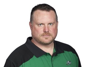 Cory McDiarmid, in a 2013  Canadian Football League photo, is one of several new coaches to join the Edmonton Eskimos. McDiarmid will work as special teams co-ordinator under head coach Jason Maas.