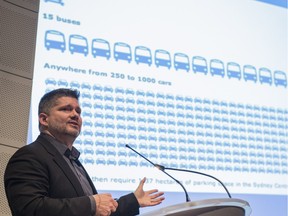 Former Vancouver city planner Brent Toderian, gave a critique of Edmonton's growth plans Friday, part of a speaker series sponsored by the City of Edmonton.