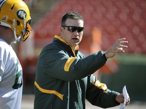 Tim Prinsen is back with the Eskimos, this time as the running back coach.