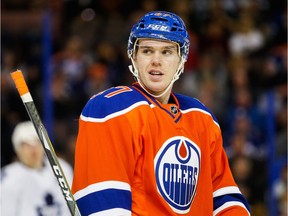 Connor McDavid (97) of the Edmonton Oilers