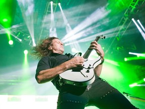 Megadeth performs during the Gigantour  at Rexall Place on July 27, 2013.  They're back again in March.