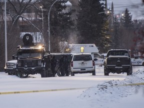 Police surrounded a house in the Jasper Park neighbourhood after a weapons complaint in the area of 90th Avenue and 154th Street on Jan. 18. The incident was  peacefully resolved.