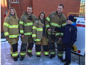Logan Hettle asked for money instead of presents for his ninth birthday so he could give the money to muscular dystrophy. He kicked off the Edmonton Fire Fighter Rooftop Campout with the first donation of $250. The Edmonton Fire Fighter Rooftop Campout to raise funds for Muscular Dystrophy Canada runs from Feb. 21-24, 2016.