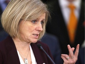 Alberta Premier Rachel Notley.