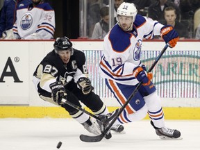 If you can't beat 'em, join 'em. Justin Schultz is off to Pittsburgh to team up with Sidney Crosby.