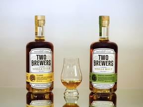 Two new Two Brewers single malt whiskies from Yukon Brewing in Whitehorse, Yukon.