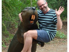 Trevor Schmidt and the Beaver on his northern tour with Darrin Hagen.