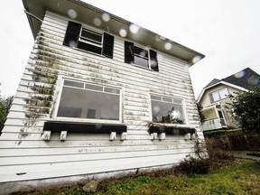 An empty house in the 4100-block West 8th Avenue in Vancouver as it appeared on Feb. 3.