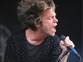 Matt Shultz of Cage the Elephant performs at Sonic Boom in 2014.