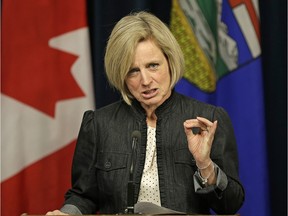 Alberta Premier Rachel Notley.