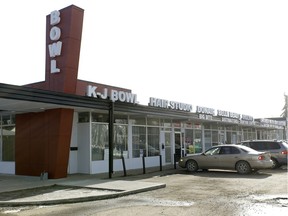 A newly renovated strip mall in the northeast Edmonton community of Newton.